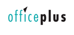 Blau-schwarzes officeplus logo